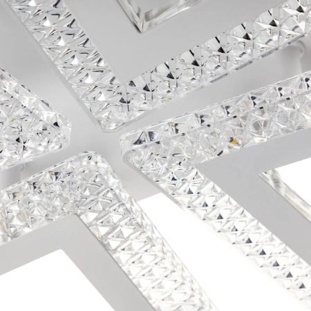 Люстра потол LED димм LOSANGA с ДУ, 3 режима, 510х510х75, 82Вт, 25м², белый, 52928 0