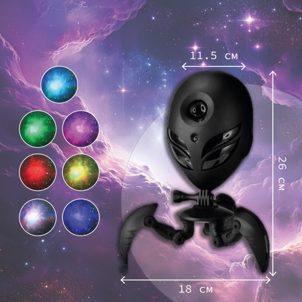 Проектор звездных галактик Galaxy, USB-зарядка PRC