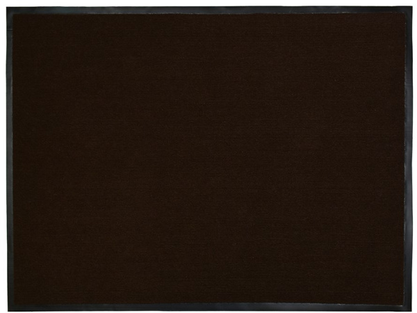 Коврик влаговпитывающий, ребристый “TRIP” 90*120 см "VORTEX", коричневый / 8