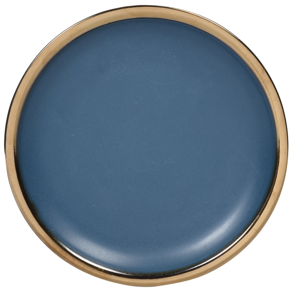 Тарелка десертная 21 см 4 цвета в ассорт. керамика Q75102450 К