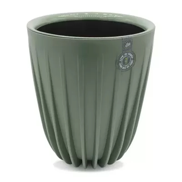 Горшок пластиковый с вкладкой, Сигма Нефрит d.17 h.20,5 3,3 л. СИ17-32