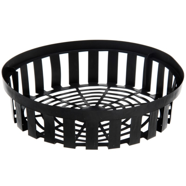 Корзина для луковичных круглая 30*8см чёрная