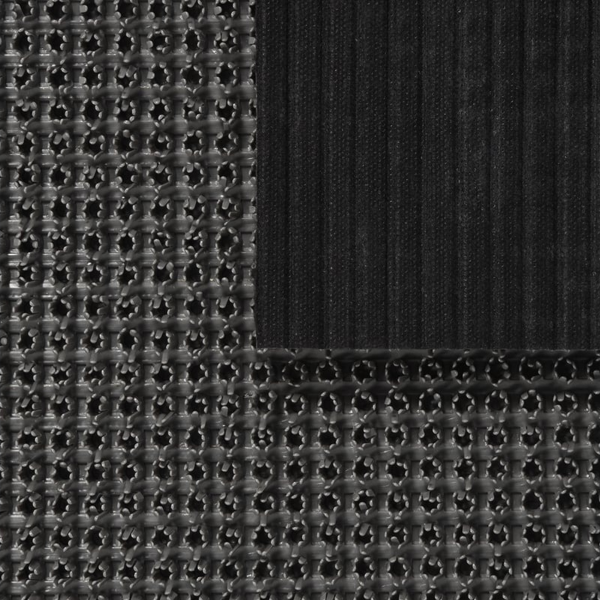 Коврик 60*90 см ТРАВКА  на противоскользящей  основе серый  VORTEX/20