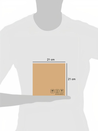 Тарелка десертная 21 см 4 цвета в ассорт. керамика Q75102450 К