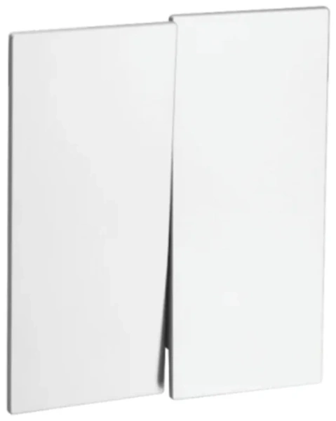 Выключатель 2 кл 10А с/у б/рамки QUATTRO ARCTIC WHITE UNIT (10) NEW