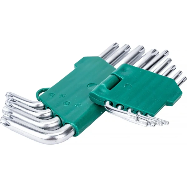 Набор ключей Torx T10-T50 9шт коротких ВОЛАТ, арт.11025-09