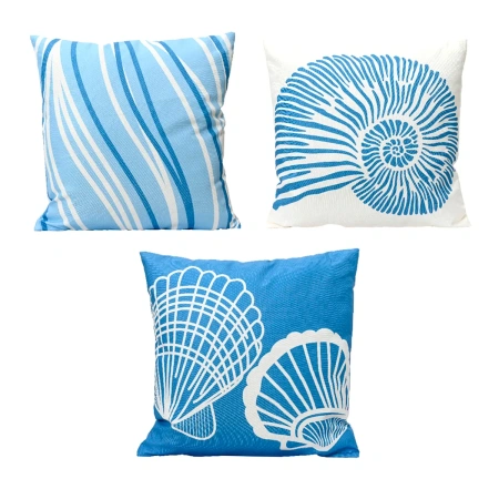 Подушка декоративная Holiday Breeze 45х45 см 3 цвета в ассортименте 833747 Kmg