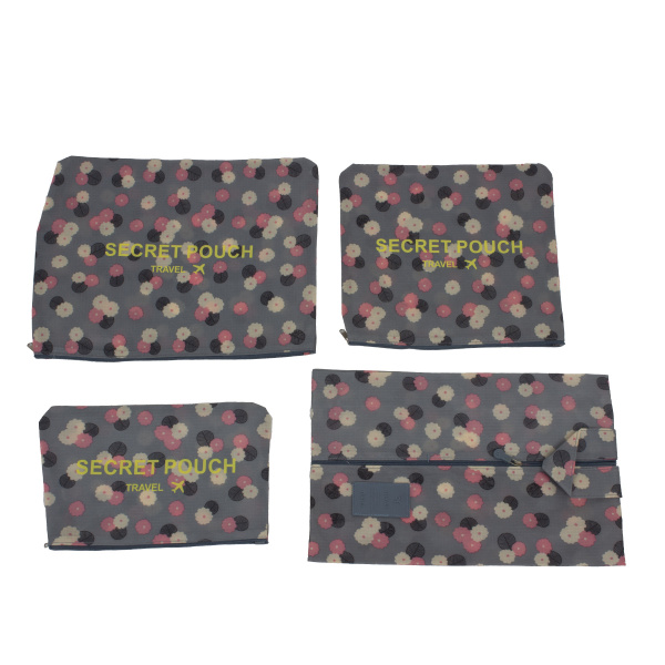 Набор органайзеров дорожный 7 предметов 30х40см цветы CN