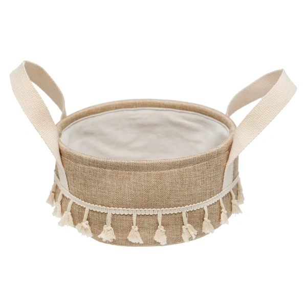 Корзина стеллажная с ручками Handy Home Кантри D25 см, бежевый LIS-87M