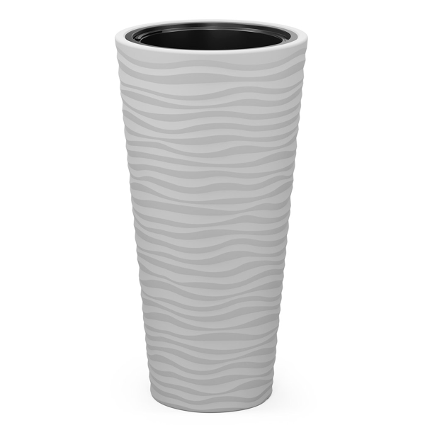 Кашпо напольное Оазис D393мм 13,0/63,0л h775мм вставка серый М8082