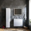 Тумба под умывальник AM.PM GEM 75 см M90FHX07522WG GEM, подвесная, 2 ящика push-to-open, цвет: белый