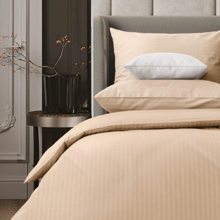 Комплект постельного белья Verossa Stripe Bronze 2 сп нав 70х70 см 747396