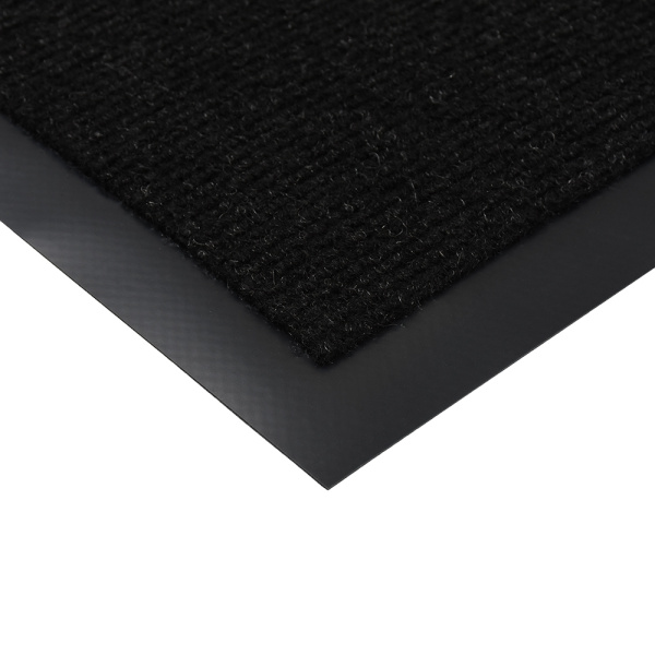 Коврик влаговпитывающий, ребристый “TRIP” 120*150 см "VORTEX", чёрный / 6