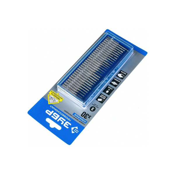 Набор алмазных мини-насадок для гравера ЗУБР  30 шт, хвостовик d 3 мм, Р 150 - 180,  Профессионал (3