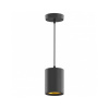 Светильник Gauss Overhead подвес цил12W 750lm 4100K 170-240V IP20 79*100мм черный золото LED 1/20