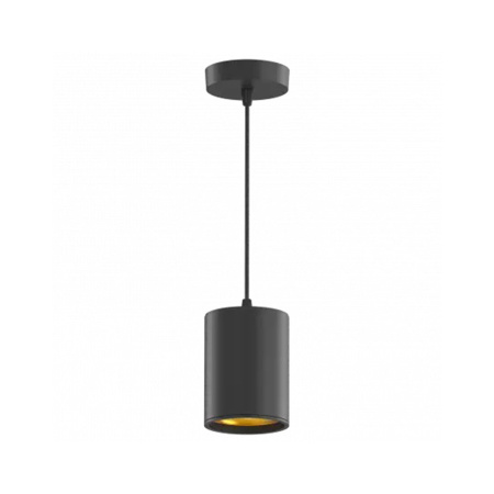 Светильник Gauss Overhead подвес цил12W 750lm 4100K 170-240V IP20 79*100мм черный золото LED 1/20