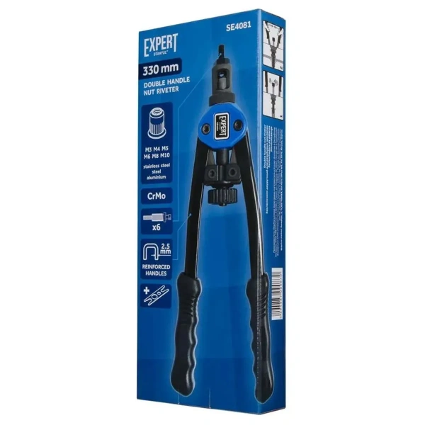 Заклепочник для резьбовых заклепок двуручный M3-M10 EXPERT STARTUL (SE4081)