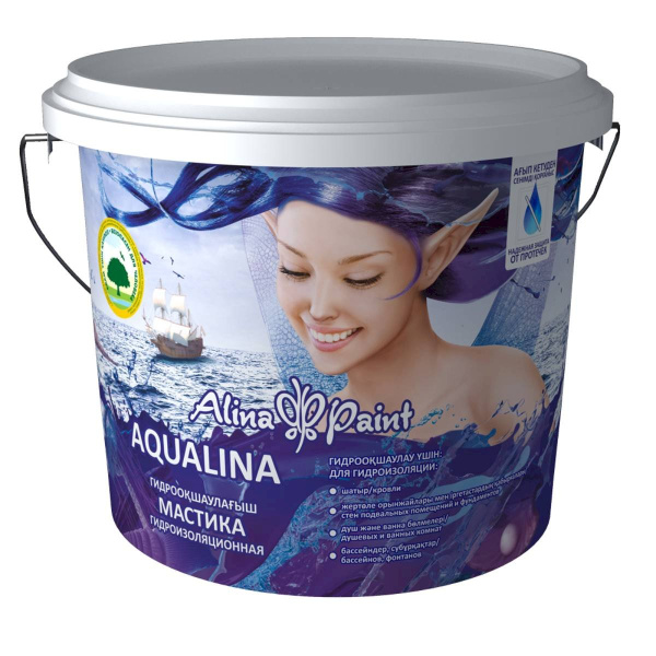 Мастика, Alina Paint Aqualina 3 кг (гидроизоляционная) Мастика, Alina Paint Aqualina 3 кг (гидроизоляционная)