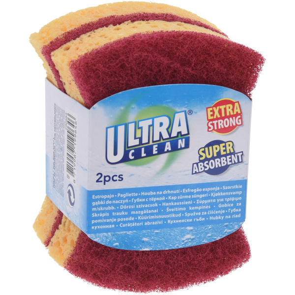 Набор из 2х губок для мытья посуды из нейлонового волокна 488000040 К