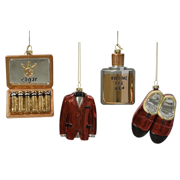 Украшение подвесное Аксессуры джентельмена 7х3х10 см 3 вида в ассорт.029426 Kmg