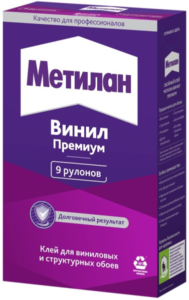 Клей для обоев Метилан 1000г Винил Премиум Клей для обоев Метилан 1000г Винил Премиум