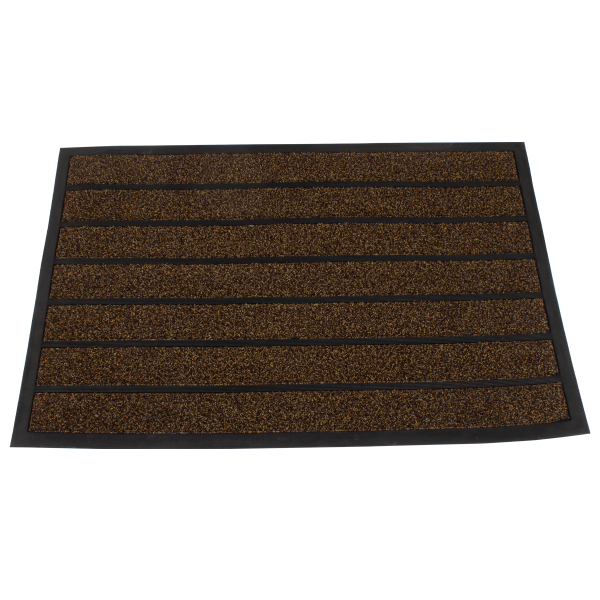 Коврик коричневый)прорезиненный придеверный 60*90см., PRC