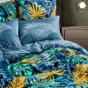 Комплект постельного белья Василиса Монблан Tropical семейный сатин нав 70х70х2 шт.