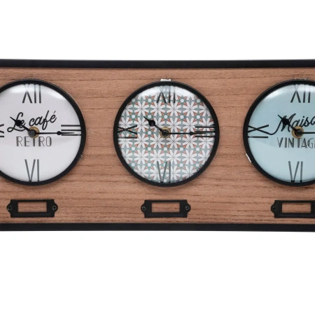 Часы настенные Atmosphera Natalino 3 циферблата 48х20 см 195207