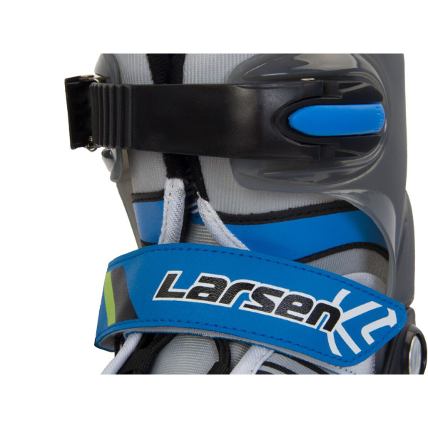 Larsen: Коньки ледовые раздвижные Skyline Blue (30-33).