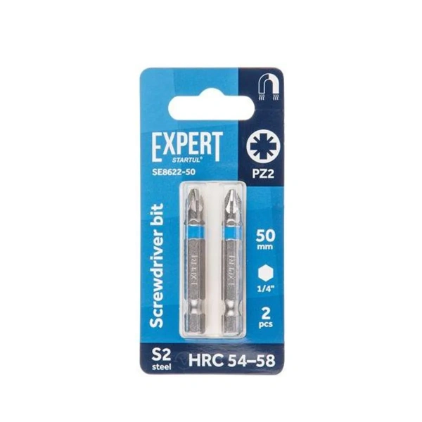 Насадка крестообразная PZ2 50мм  2шт EXPERT STARTUL (SE8622-50), арт.SE8622-50