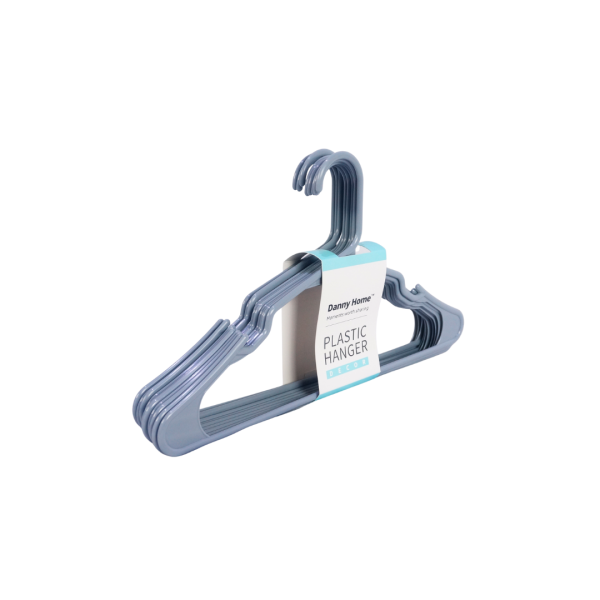 Набор вешалок для одежды DH 10шт серый PH034G-10