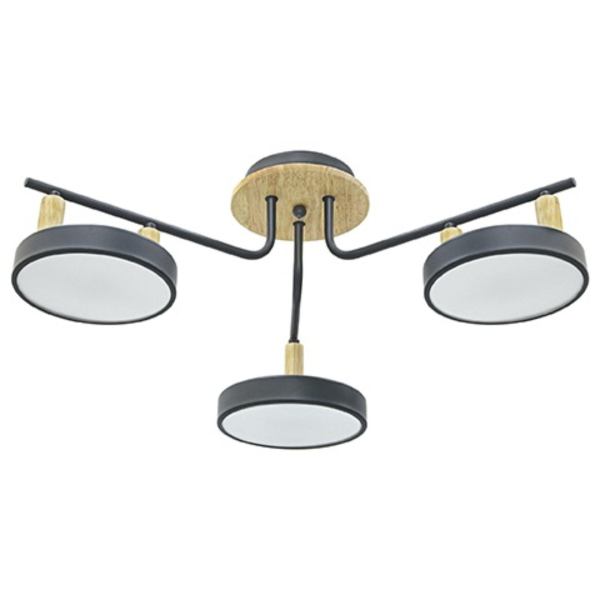 Светильник "Галактика" 1038860 ф600х210 чёрный LED 40Вт К008570