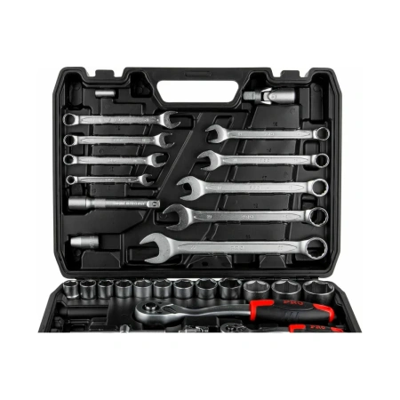 Набор головок и ключей 82 пр. 1/4",1/2" PRO STARTUL STUTTGART (PRO-082S), арт.PRO-082S