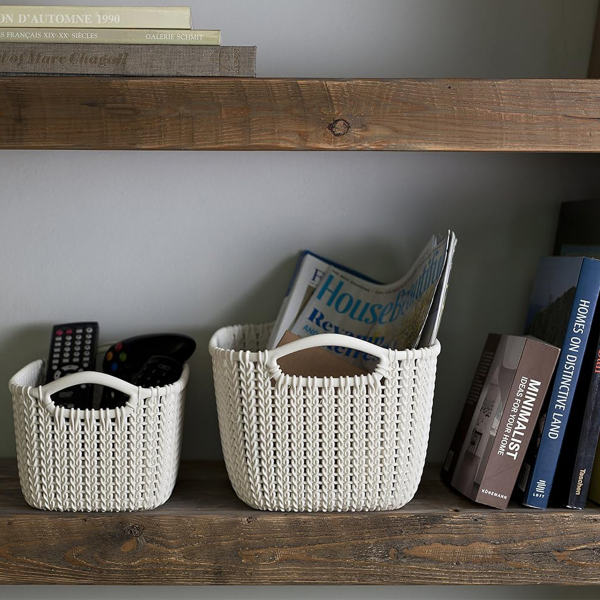 Корзина Curver KNIT XS 3л белая