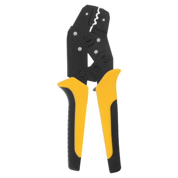 Клещи для обжима неизолированных наконечников НК и НВ, разъемов РП, 0,25 - 2,5 мм2// Denzel