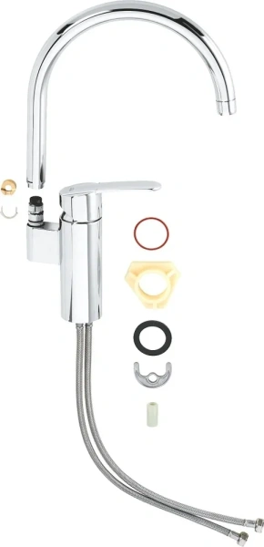 Смеситель д/к  Grohe Wave Cosmopolitan однорычажный, хром 32449001