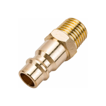 Соединение быстросъем. ПАПА х нар. резьба 1/4" (латунь) ECO, арт.AB-M/MT14