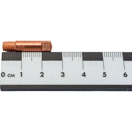 Наконечник контактный Ф 1.0 мм M6х25 мм E-Cu (набор 5 шт) SOLARIS, арт.WA-3476