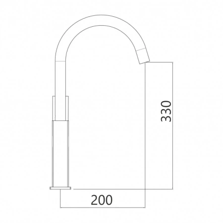Смеситель д/к Gross Aqua 3125898С Neoclassic