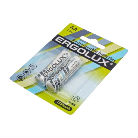 Аккумулятор Ergolux AA-1500mAh Ni-Mh BL-2 12975