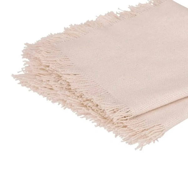 Набор сервировочных салфеток Atmosphera 40х40 см 2 шт с бахромой белый 194372Z