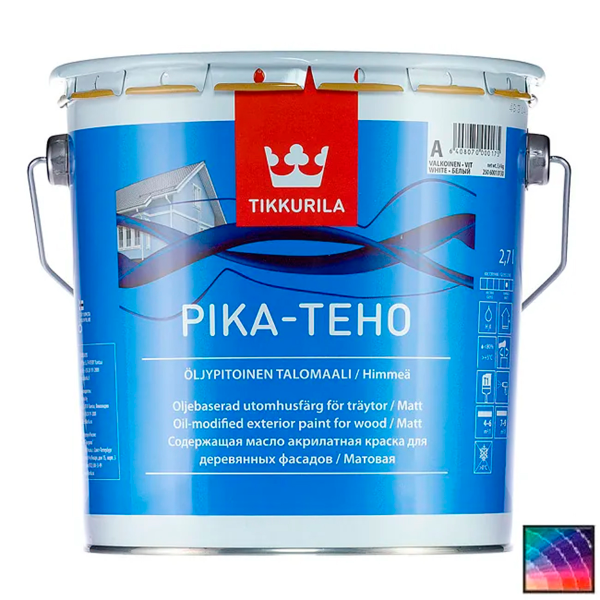Краска для домов PIKA-TEHO A мат 2,7л