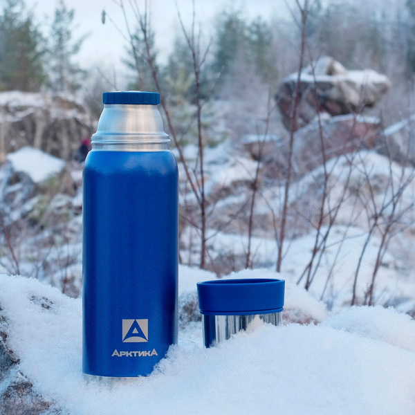Термос Арктика 106-1600 вакуумный для напитков 1600 мл синий