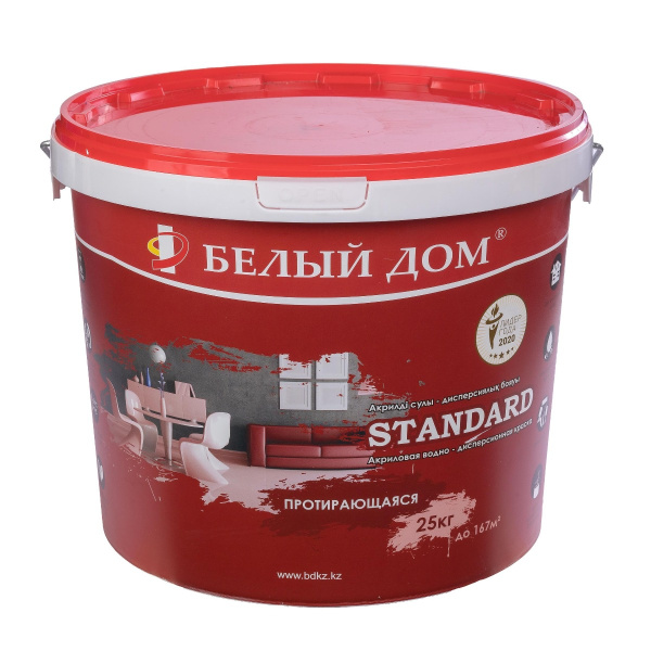 Краска акриловая Белый Дом STANDARD 4 кг Краска акриловая Белый Дом STANDARD 4 кг