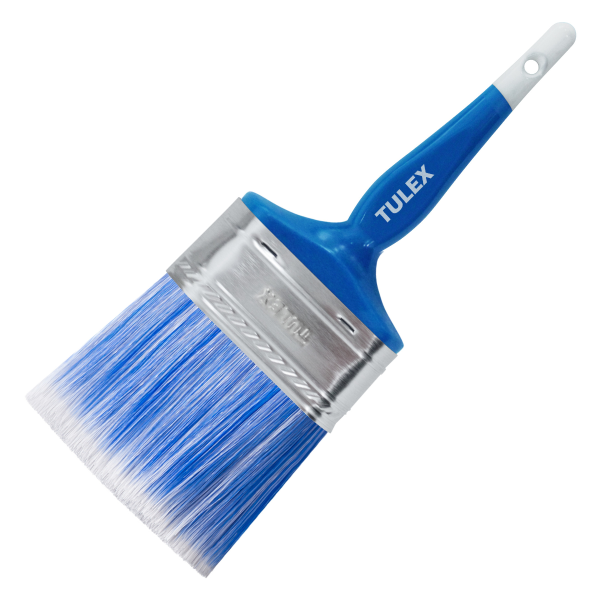 Кисть плоская  TULEX 121075, искусственная щетина, пластиковая рукоятка, 75мм