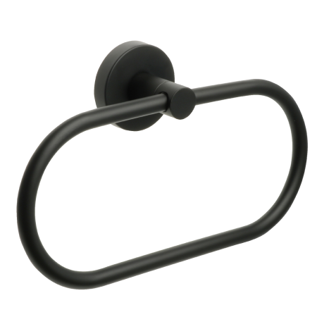 Полотенцедержатель кольцо FIXSEN "COMFORT BLACK" черный FX-86011