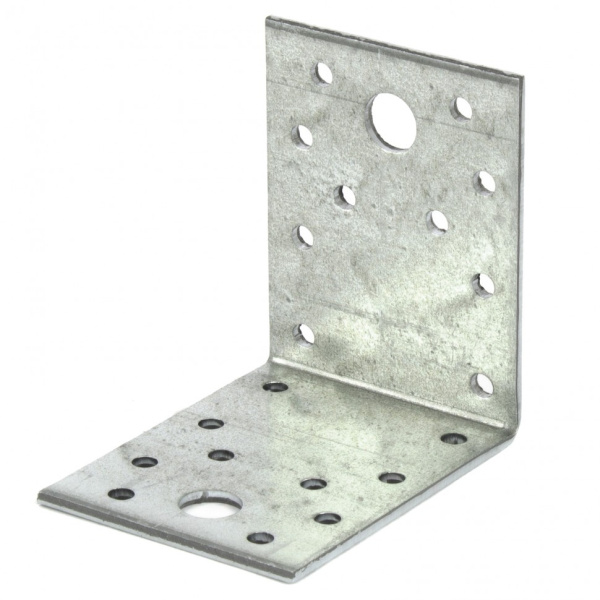 Крепежный уголок 2,0 мм, КU 70x70x55 мм, Россия// Сибртех