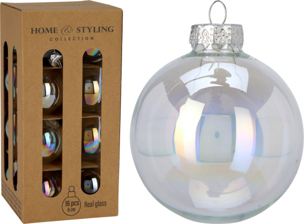 Набор шаров переливающихся 16шт 6 см ARB200430 К