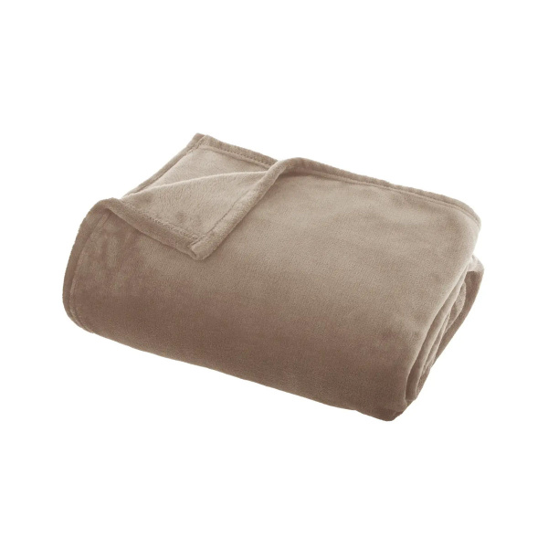 Плед Atmosphera 130х180 см фланель беж 156047D