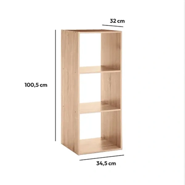 Полка 5Five Mix 3-х ярусная дерево, натуральный 138907